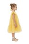 Pleated Semi Casual Dress Yellow - 3