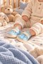 Light Blue Woven-Strap Soft Sole Boys' Baby Booties (4–12 Months / Size 18–19) - LNC 5204 - 3