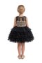 Birthday Dress For Baby Girl Tutu Dress Lace Black - 3