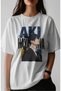 Unisex Oversized Aki Hayakawa "Chainsaw Man" Anime Character Pre-Printed Premium T-Shirt - 2