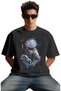 Unisex Oversized Satoru Gojo Jujutsu Kaisen Anime Character Pre-Printed Premium T-Shirt