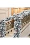 9FT Christmas Garland with 50 Lights, Artificial Christmas Decorations with Pine Cones and Berry Clusters, Holiday Garland for Indoor Outdoor Stairs Door Fireplace,New Year Decor (white) - 6