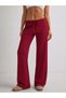 Wide-Leg Low-Rise Modal Sweatpants