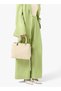 classic satchel with top handle and strap