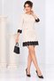 Mini Dress with Guipure Lace Details on the Sleeves and Skirt