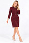Rochie mini cu fermoar, lungime 95 cm - 2