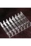 رف السجل DVD Storage Box Tray Clear Acrylic CD Holder Rack Stackable Display Organizer - 2