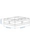 SKUBB Box with compartments, white, 44x34x11 cm - 4