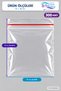 15x18 cm, 300-Pack of Zipper-Seal Refrigerator Bags, Clear Storage Bags for Vegetables, Fruit, and Sandwiches - 2