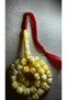 Striped Studded Rosary with Elegant Details - 2