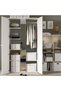 HEMMAFIXARE Storage case, fabric striped/white/grey, 34x51x28 cm - 2