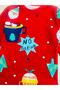 Boys' 100% Cotton New Year's-Themed Crew Neck Long-Sleeve Pajama Set - 6