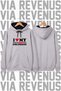 "I Love My psycHOTic Girlfriend" Printed Unisex Oversized Hoodie - 3-Ply Fleece-Lined Hood with Rope Details