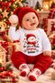 Baby New Year's-Themed Fun Print New Year's 100% Cotton Baby Bodysuit New Year's Costume - 3
