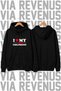 "I Love My psycHOTic Girlfriend" Printed Unisex Oversized Hoodie - 3-Ply Fleece-Lined Hood with Rope Details