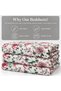 King Size Flat Bedsheet Set, 3 Pieces, 260 x 240 cm (White) - 5