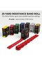 CLX Consecutive Loops Resistance Band Roll, 25 Yards, Professional Resistance Exercise Band for Rehabilitation, Strength Training, Flexibility and Physical Therapy, Multiple Resistance Level - 7