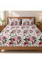 King Size Flat Bedsheet Set, 3 Pieces, 260 x 240 cm (White) - 3