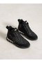 Women's Sneakers Boots with Fur-Lined Hidden Heels - 2
