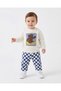 Boys' Checkered Pants, Ages 1-2-3-4, Winter, 3-Ply, Brushed Inside, 2-Piece Top and Bottom Set - 2