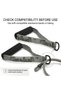 Resistance Band Handles and Exercise Attachments, Foam Grip Pull Handles for Resistance Bands and Tubing, Upper and Lower Body Strength Training, Fitness and Rehabilitation, Multiple Styles - 8