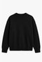 Black Nara Crew Neck Soft Sweater