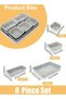 Jyelux Felt Drawer Organiser, 8 PCS Drawer Organiser Set, Stackable Storage Boxes - 2