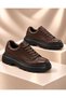 Men's Platform Sole Genuine Leather Casual Chic Sneakers - 5