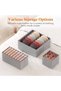 Anmi 15 PCS Foldable Drawer Organiser set for Clothes, Socks, Bras, Underwe (Z31741985B7FB0A07AF4EZ) - 3