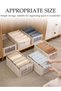 DUNISO 2 Pcs Wardrobe Clothes Organizer, Foldable Clothes Storage Box Organizer - 5