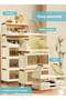 HomarKet Stackable Storage Bins with Lids,5 Tier Storage Cabinet with Wheels & Magnetic Doors - 2