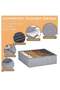 Hanayo 3 Pack Sock Underwear Organizer Dividers, 64 Cell Drawer Organizers Fabric Foldable Cabinet - 5