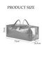 DUNISO 4 Pack Extra Large Moving Bags,Foldable Heavy Duty Tote with Zippers and Handles,Space - 2