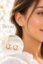 Colorful Enameled Star Earrings, Minimalist Hoop Earrings, Durable, Lightweight, for Everyday Use, Cartilage, Helix, Tragus