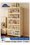 HomarKet Stackable Storage Bins,5 Tier Foldable Storage Cabinet with a Lid (Z255BAC0F5937F721DF3FZ)