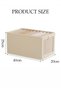 DUNISO 4 Pcs Wardrobe Clothes Organizer, Visible Drawer Organizers with Handles，Foldable Closet - 4
