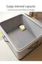DUNISO 2 Pcs Large Clothes Storage Box，Waterproof Moving Tote Bag，Foldable Storage Containers，With - 4