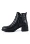 2700 Genuine Leather Women's Casual Boots—Black - 4