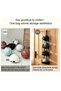 AuliceVerse Wall Hanging Mesh Storage Bags Set of 2 - 3-Tier & 4-Tier Vertical Organizer for Balls - 3