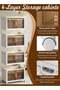 FPC Foldable Plastic Storage Box 4 layers With Wheels and Doors,XLarge Storage Bin with Lid - 2