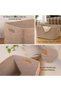75L Woven Cotton Rope Basket, Collapsible Storage Bin with Handles - 2
