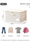DUNISO Foldable Closet Storage Organizer with lid,Wardrobe Clothes Organize (Z8446738D290FE7B4845DZ) - 2