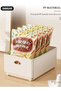 DUNISO 2PCS Retractable Storage Box, Foldable Multi Purpose Expandable Stackable Bins with - 4