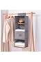 FASHION HOME Hanging Shelf Closet Organizer Storage Box Collapsible Clothes (Z6E003D88A7DF0A6E0830Z) - 5