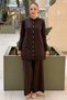 Basic Mercerized Cardigan with Raglan Sleeve - 3