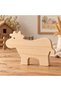 Wooden Paintable Toys, Farm Animals, Handmade Natural, Gift Toys