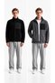 Men's 2-Piece Full-Zippered Outdoor Fleece Jacket with Front Zippered Pockets