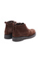 Women's Genuine Leather Zip Detail Casual Boots 5131 COFFEE SUEDE - 4