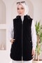 Women's Hooded, Zippered, Lined, Quilted Vest