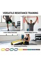 Exercise Resistance Bands and Loop Bands, Latex Stretch Training Bands for Strengthening, Fitness, Flexibility, and Rehabilitation Exercises, Multiple Colors, Sizes and Resistance Levels - 5